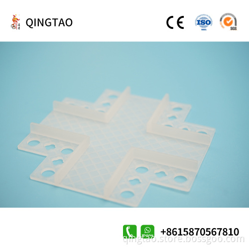 PVC cross recessed corner protectors can be customized